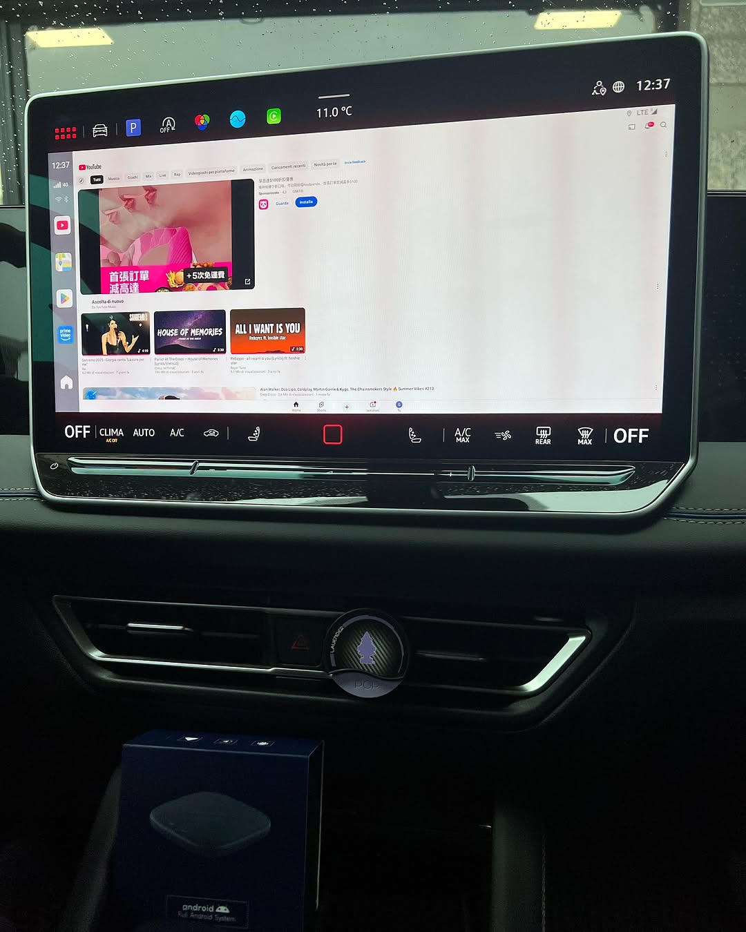 Youtube e Netflix AI-Box per SEAT