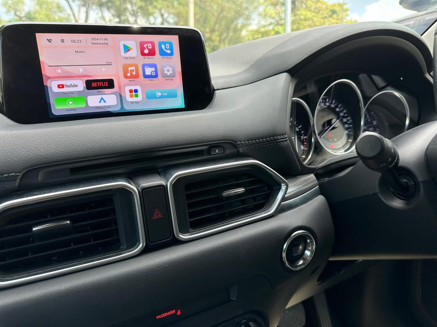 Youtube e Netflix AI-Box per Mazda