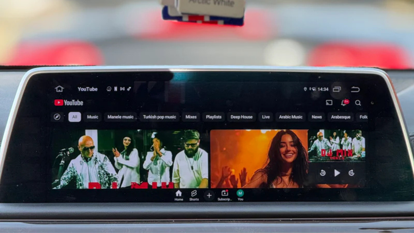 Youtube e Netflix AI-Box per BMW